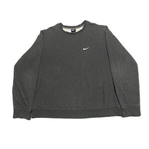 Vintage Nike Crewneck Grey With Blue Tag Size XL (#48)